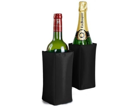 Funda Para Enfriar Botellas Vin Bouquet Negra