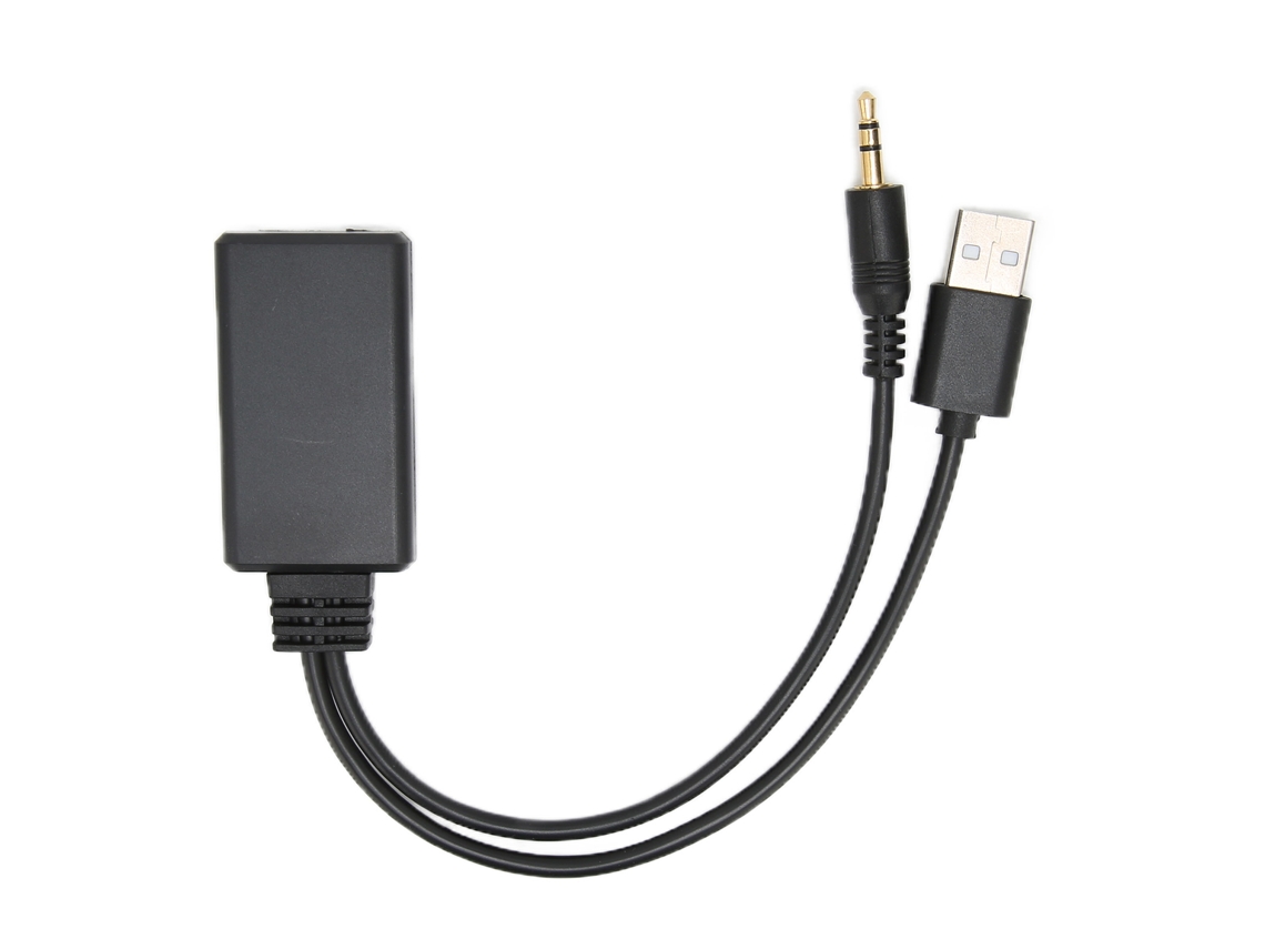 Receptor De Audio Para Coche Bluetooth 5.0 Con Entrada Usb Y De 3,5 Mm, Calidad Hifi, Transmisión Inalámbrica.