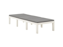 Sillón con cojín de plástico blanco MAISON EXCLUSIVE