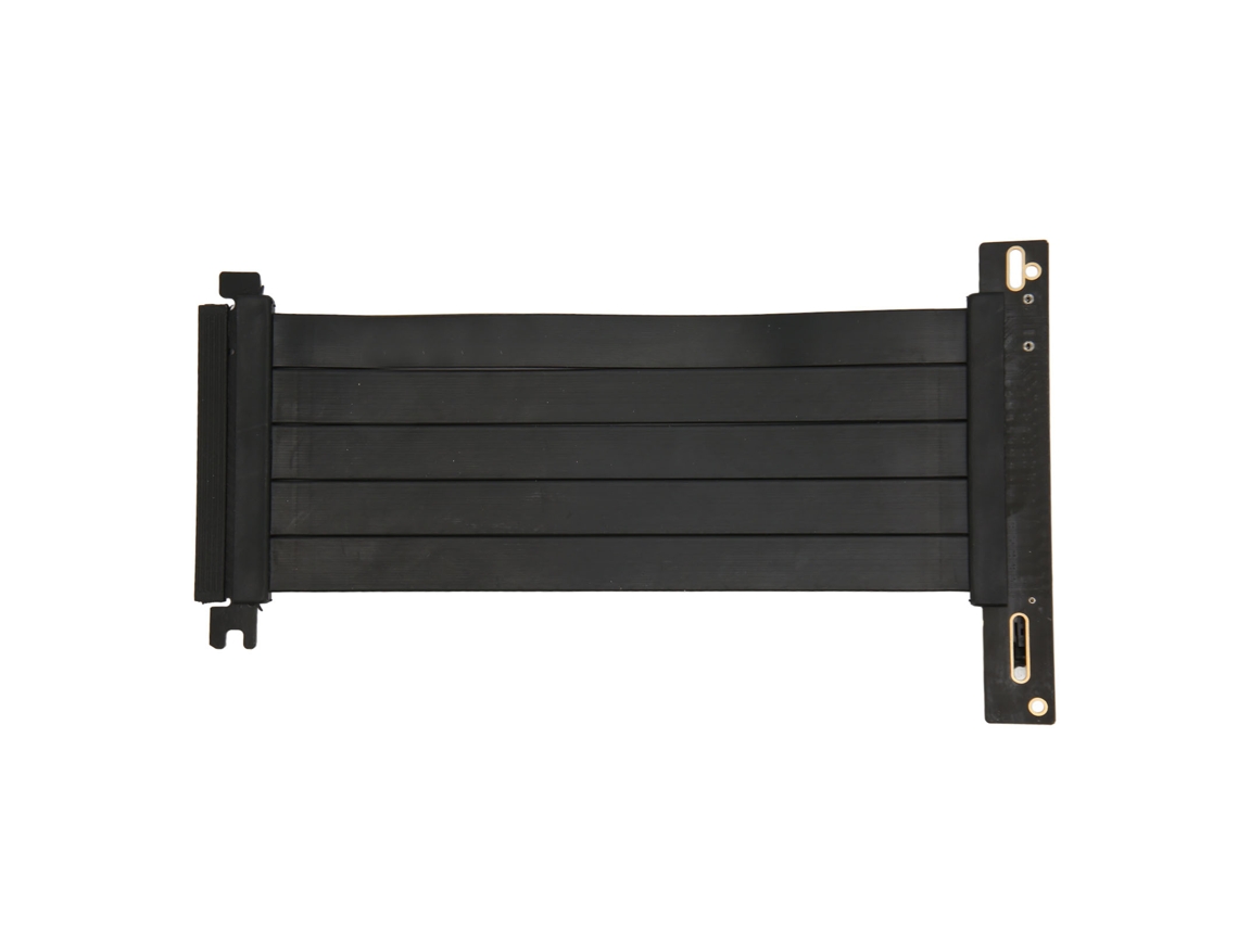 Cabo Extensor Pcie 4.0 X16 De 20cm Ângulo Retto 128gbps Anti-interferência Para Placa Gráfica Preto