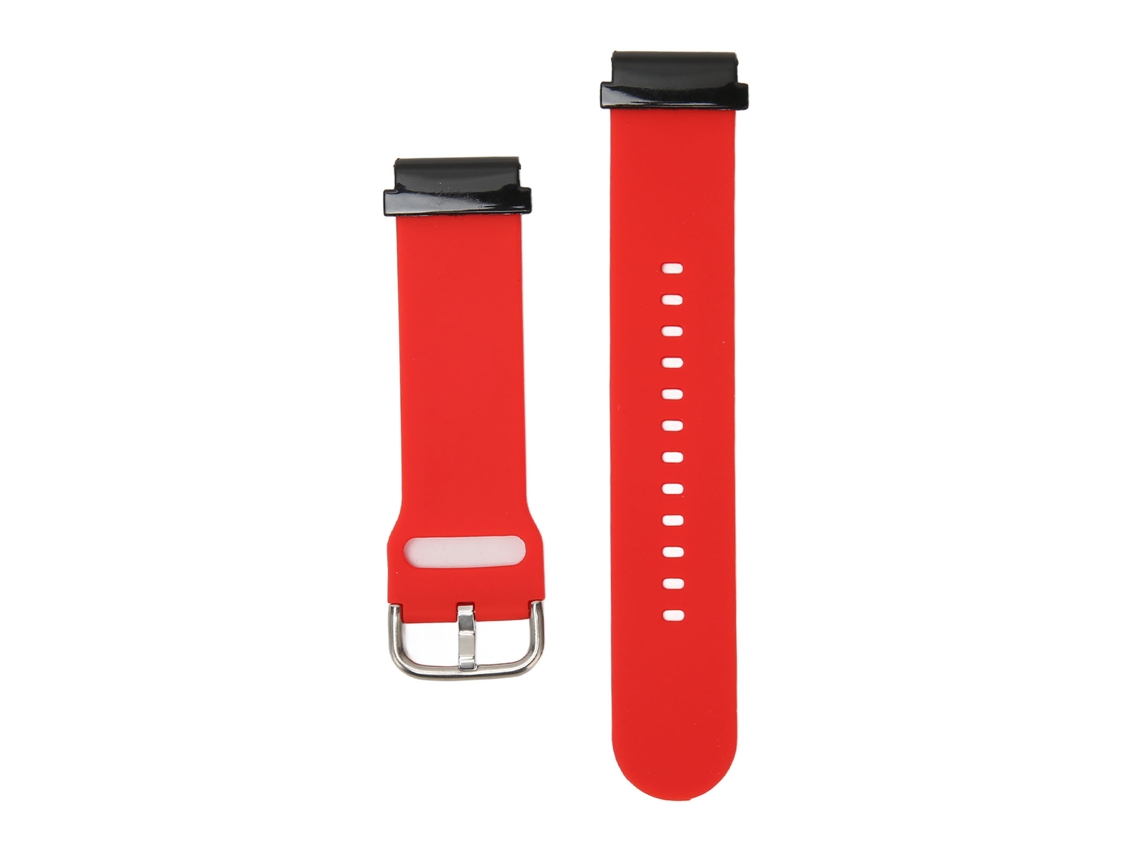 Correa De Silicona Para Garmin Fenix 7 6 5 Amazfit Falcon 22 Mm Sport Red