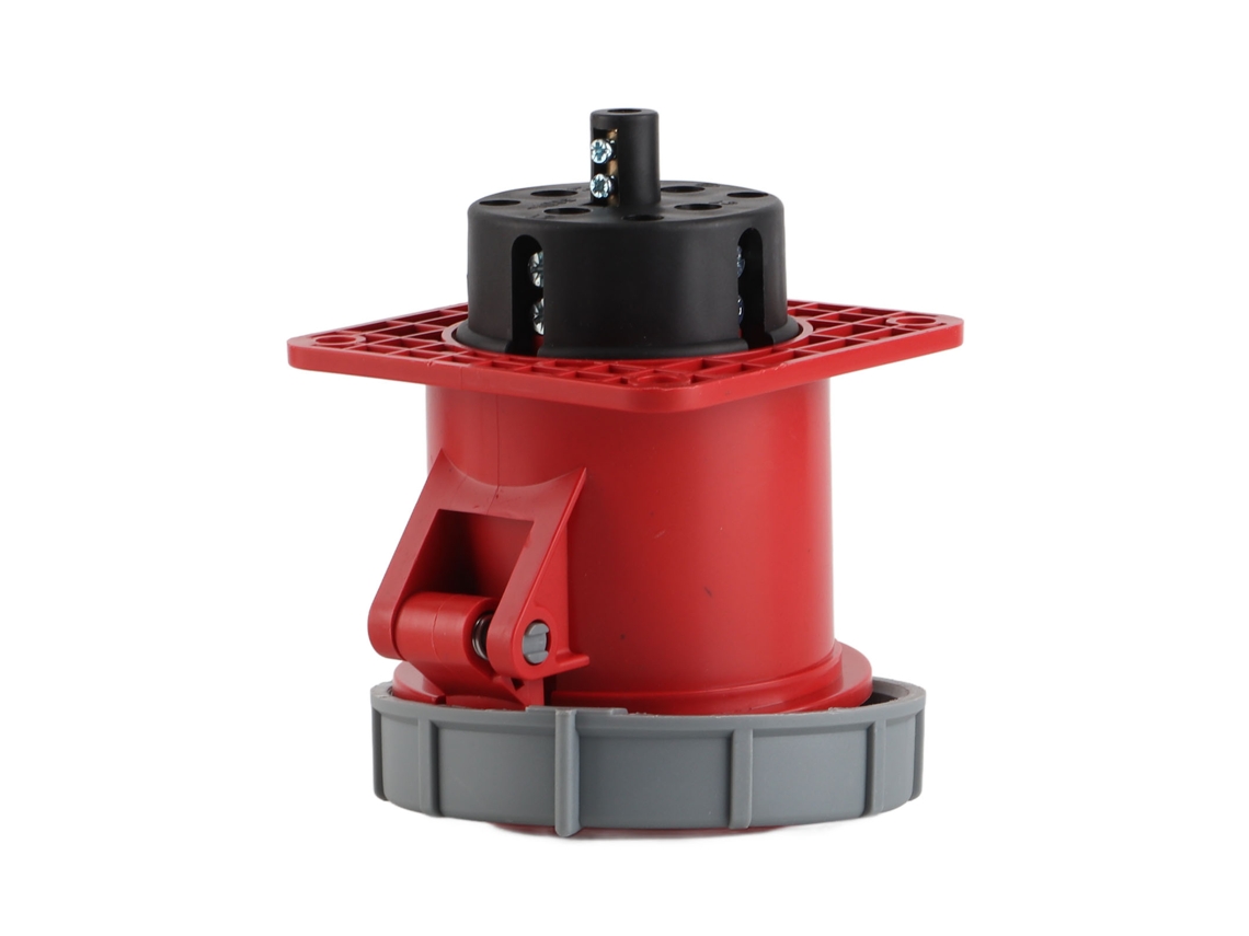2026-enchufe Industrial 63a 4 Pines Impermeable Ip67 220-380v Conector De Tomacorriente Oculto De Carcasa Pp