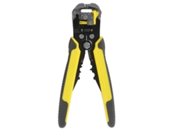 Herramienta Automática Multifuncional Amarilla Para Pelar, Cortar Y Crimpar Cables Y Alambres.