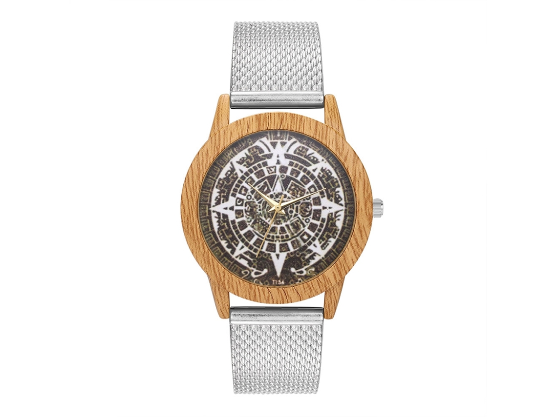 Reloj De Cuarzo Con Correa De Silicona Unisex Casual Zhoulianfa (plateado)