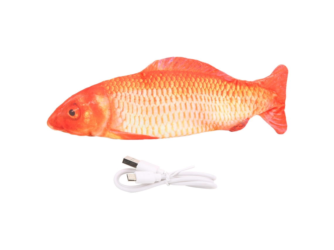 Rebe-juguete Pez Eléctrico Simulación Recargable Por Usb Para Bebés Niños Regalo Carp