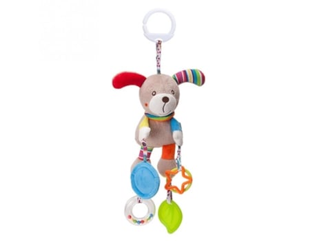 Bebé Cochecito de Peluche Sonajeros Móviles Animal de Dibujos Animados Campana Colgante Perro 006