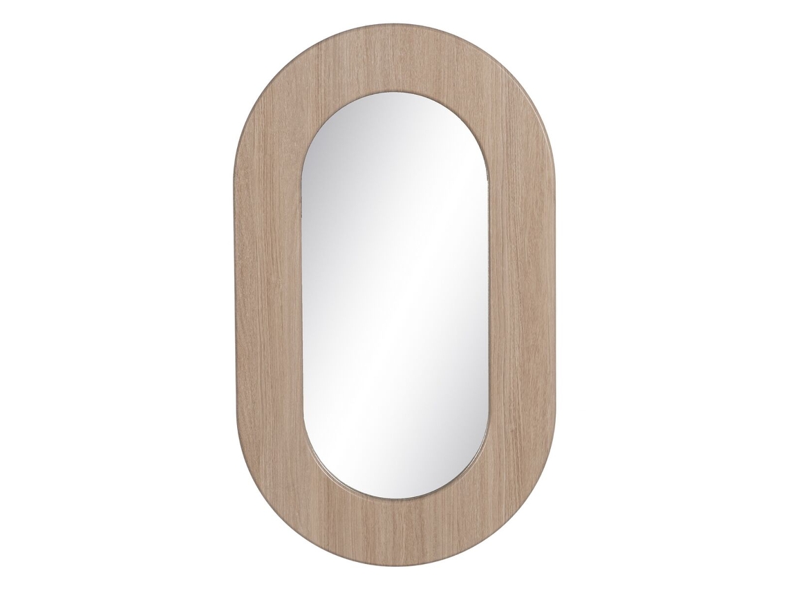 Espejo de pared Natural Cristal Madera MDF 50 x 2,2 x 85 cm