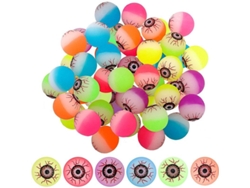 24 Ojos Que Brillan En La Oscuridad Y Rebotan Para Halloween, Caramelos De Halloween, Juguetes Que Rebotan