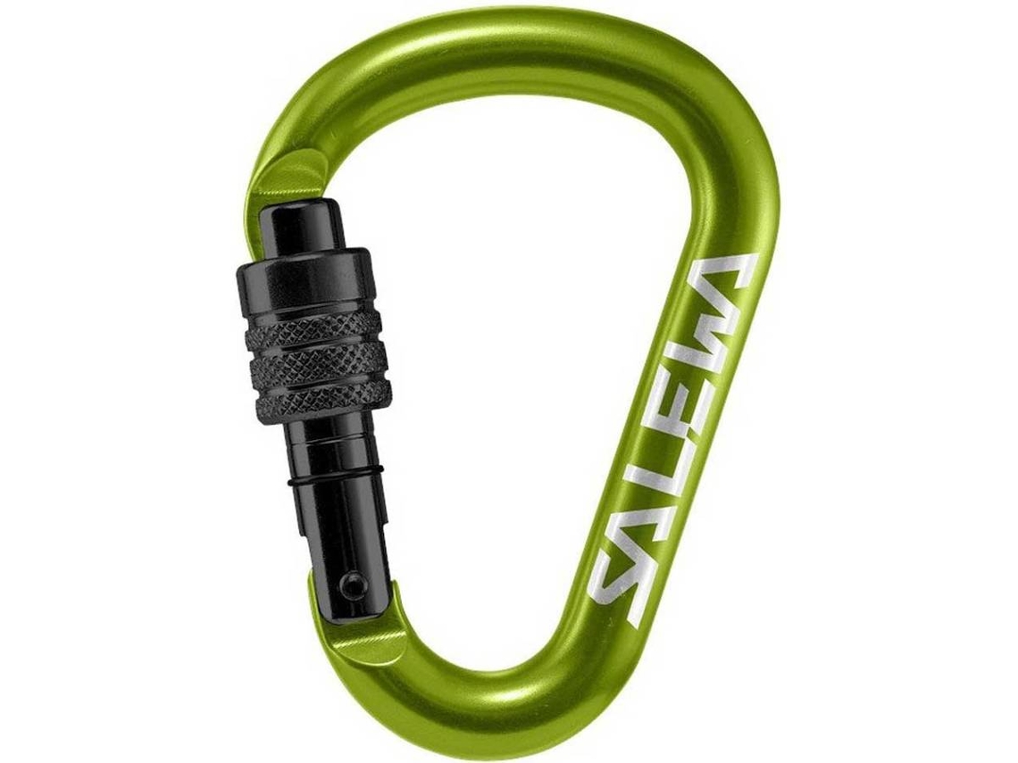 Mosquetón De Escalada SALEWA Hms Screw Gédio (Verde - 110 x 72 cm)