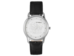 Reloj Impermeable Unisex De Metal Con Correa De Cuero Ajustable Moda