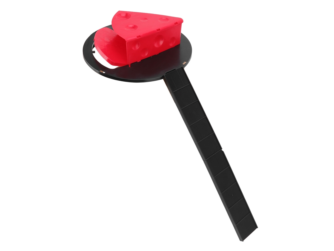 Trampa Para Ratones Reutilizable Con Tapa Giratoria Para Uso Interior Y Exterior, Con Forma De Queso.