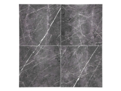Baok - 4 piezas de adhesivos autoadhesivos de PVC gruesos e impermeables para azulejos de cocina y baño, 30x30cm, Dlsf02, color café oscuro