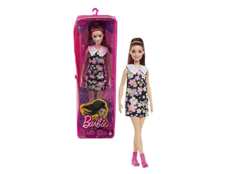 Muñeca BARBIE Fashionista Vestido Margaritas Con Audifono (Edad Mínima Recomendada: 3 años)