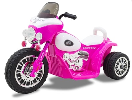 Moto Eléctrica para Niños Wheely KIJANA Rosa 0-3 Anos 6V