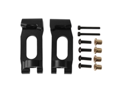 Pieza de mejora de soporte de buje delantero de aluminio para Traxxas Sledg 4wd 1/8 RC Carrier Negro