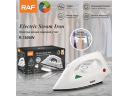Plancha de vapor portátil doméstica de estándar europeo, pequeña, 500 W, Mdug (blanca)