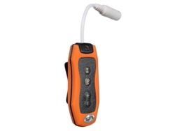 Reproductor Mp3 De 8 Gb Con Auriculares Impermeables Para Natación, Buceo Y Spa + Radio Fm Orange