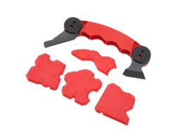 5 Piezas De Raspadores Para Remover Pegamento Para Pintura De Puertas Y Ventanas De Vidrio, Construcción