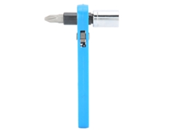 Kit de chaves de soquete com chave de 10 mm azul e chave Phillips Ph2 para reparos.