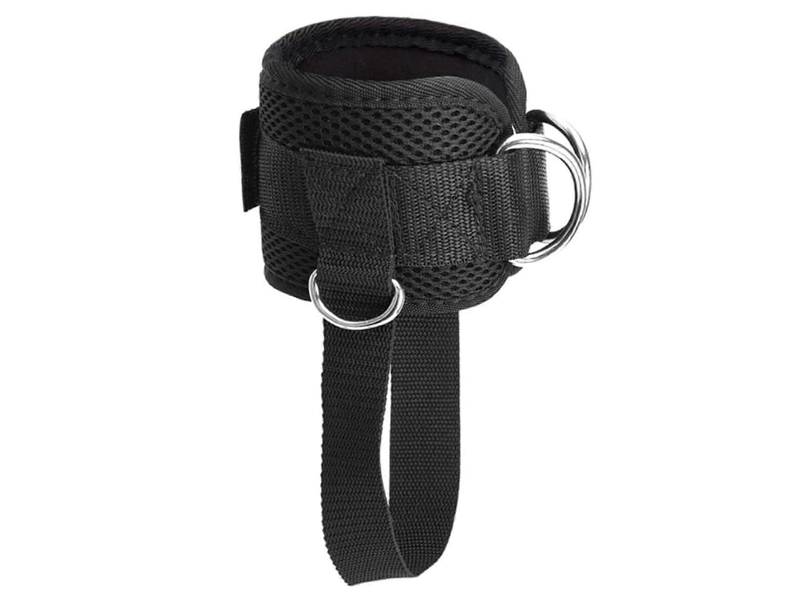 Correas de tobillo para máquinas de cable, ajustables y cómodas, con correa de tobillo reforzada de primera calidad y anilla en D para mejorar la sujeción muscular.