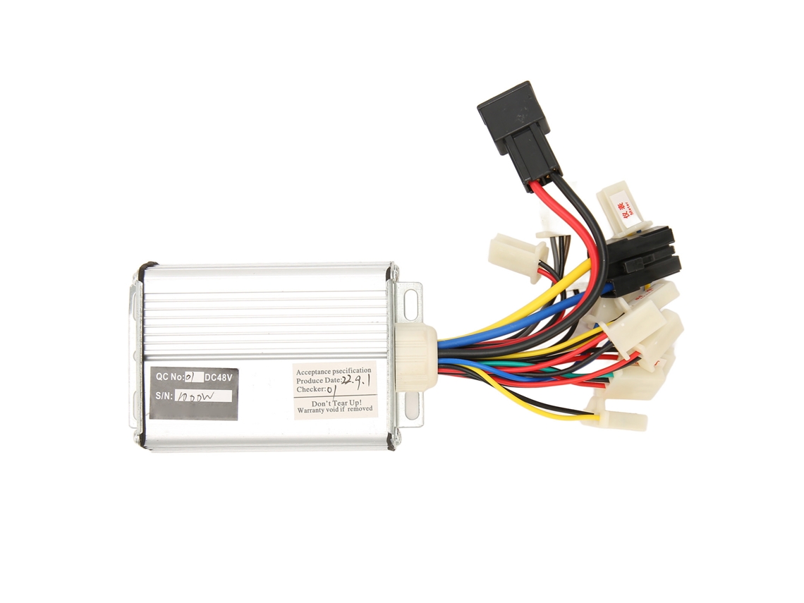 Mali controlador de Velocidade de Motor com Escova para Bicicleta Elétrica 48v 1000w, Scooter e Triciclo Elétrico, Alumínio