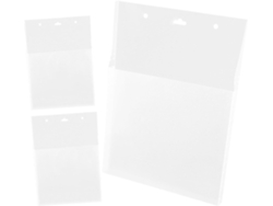 Organizador de documentos de pared GOKOCO de 3 piezas con bolsillo colgante para revistas y archivos - Diseño vertical