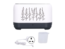 Humidificador Ultrasónico De 200 Ml, Silencioso, Con Luz Led Y Apagado Automático, Aromaterapia, Blanco, Enchufe Británico.