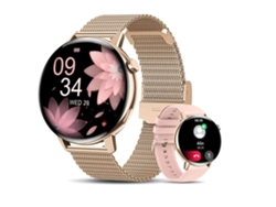 Reloj Inteligente con Función de Llamada Bluetooth 1 Reloj con Pantalla Táctil de 32 Pulgadas con Monitor de Ritmo Cardíaco YEMAESRE