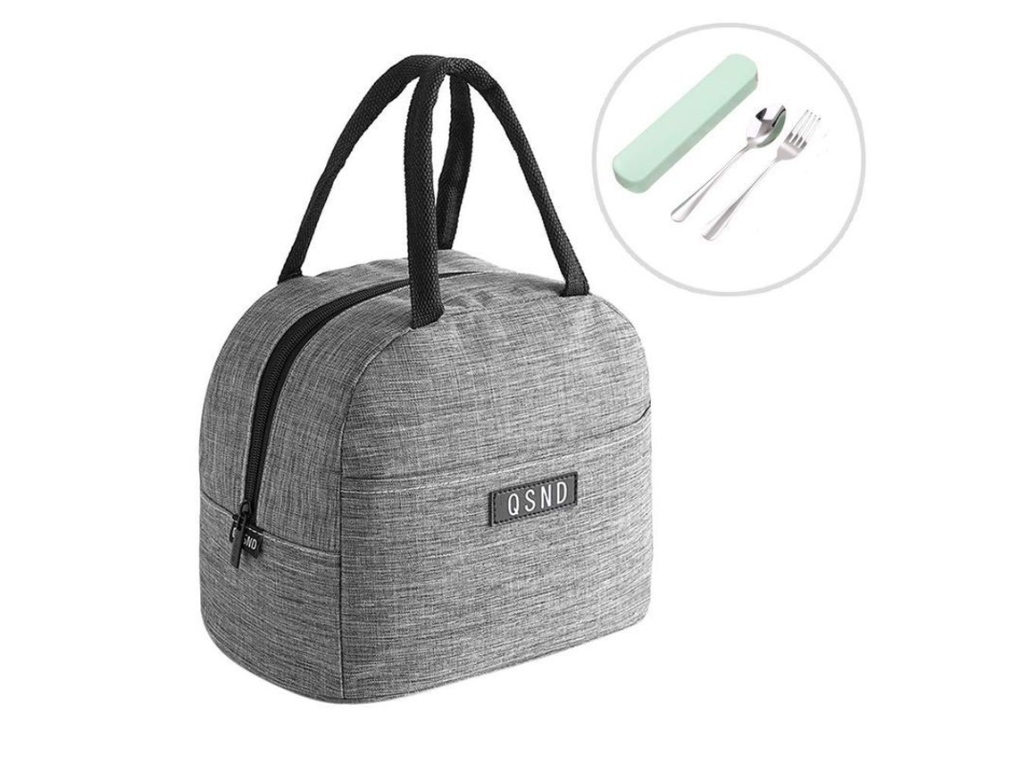 Bolsa térmica impermeable Rebe con bolsillo frontal para picnics y oficina.