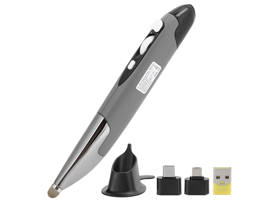 Lápiz Óptico Inalámbrico Pr-06 Pocket Para Teléfono Móvil/portátil Con 3 Configuraciones De Cpi: 800/1200/1600