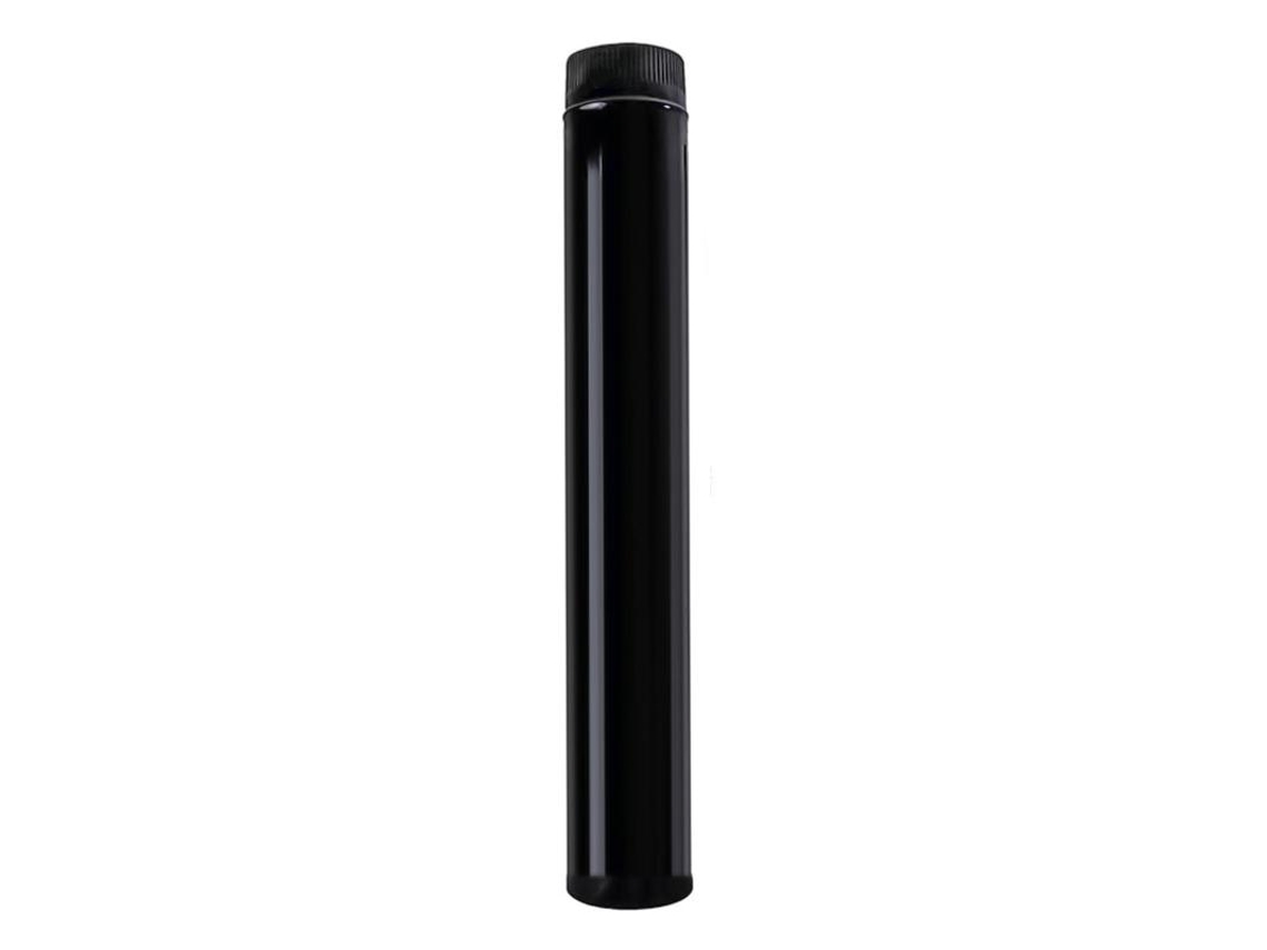 WOLFPACK LINEA PROFESIONAL tubo de estufa acero vitrificado negro ø 120 mm. ideal estufas de leña, chimenea, alta resistencia, color negro