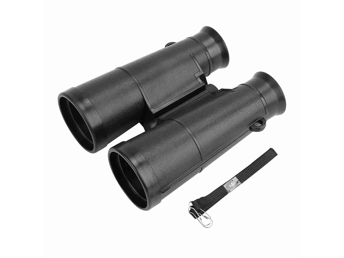 Mali binóculos Telescópio Militar para Crianças 6x42 Brinquedo Outdoor com Correia Preto