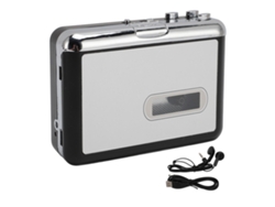Convertidor De Cintas De Casete Usb A Reproductor Mp3 Portátil Con Auriculares Estéreo Hifi