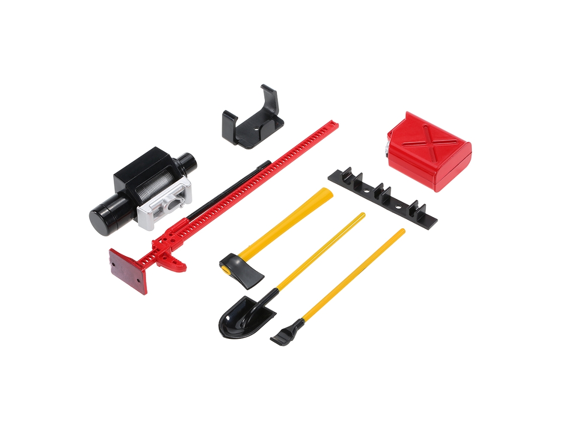 Juego De 6 Herramientas De Decoración Austar 10008 Para Accesorios De Coches Rc De Escalada 1:10