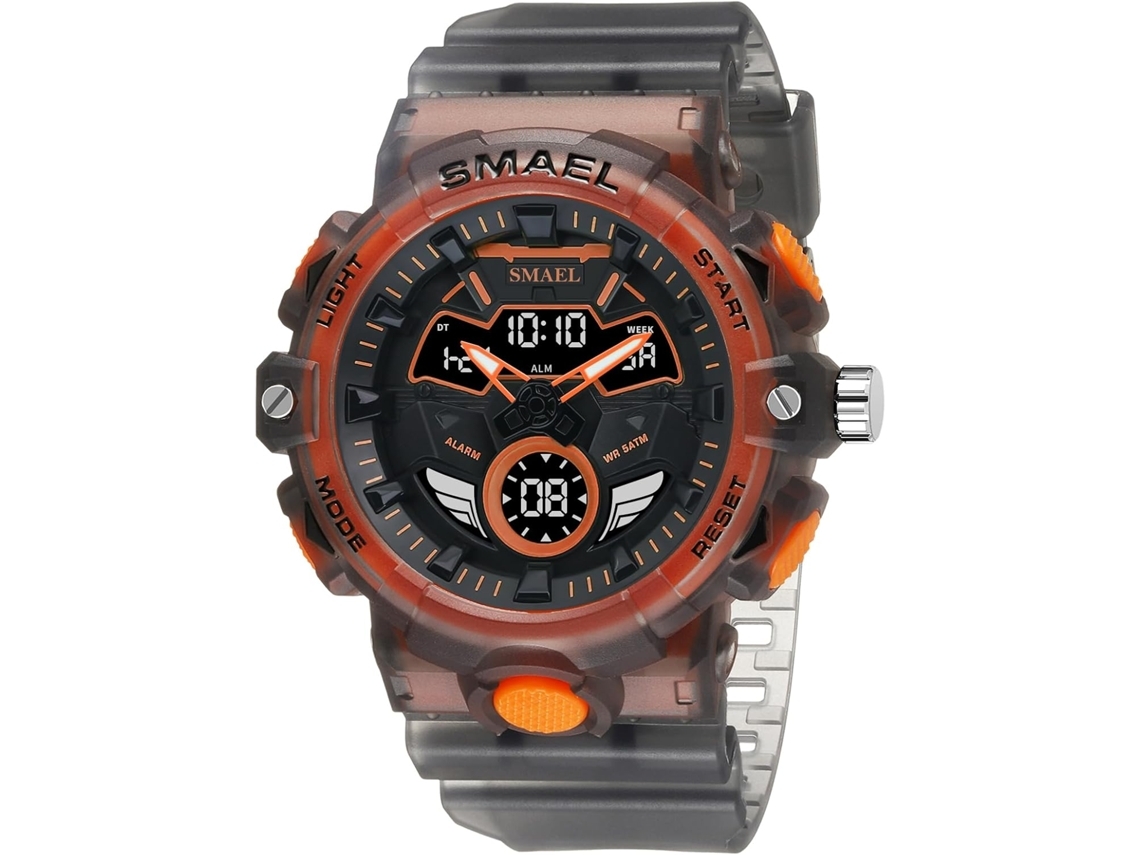Reloj impermeable giratorio analógico luminoso deportivo de expedición militar de campo clásico