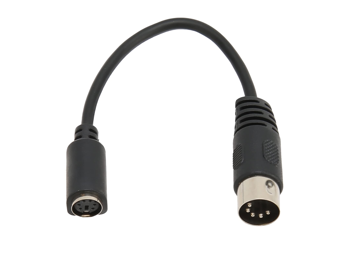 Adaptador de teclado de 5 pines DIN macho a 6 pines Mini DIN hembra PS2 PS/2 a PS/2