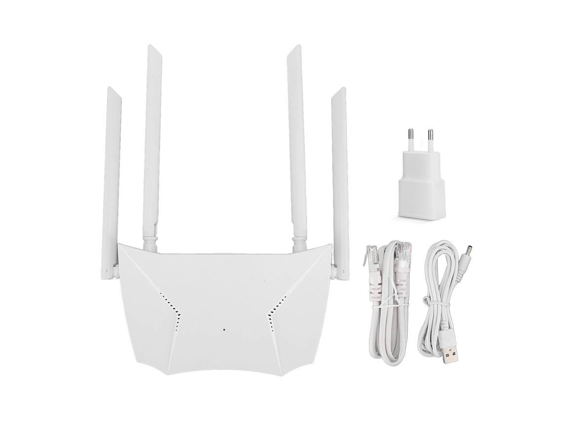 Roteador Sem Fio 2.4g Com 300mbps Acesso Ponto Wisp Antenas 5dbi Plug Ue Para Casa Escritório
