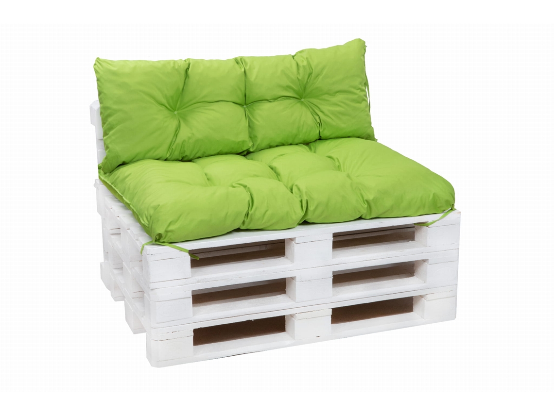 Conjunto cojines para palets Asiento 120x60 y Respaldo 120x40cm Lima cojines sofá - cojín palet interior-exterior