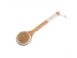 Rebe-cepillo De Ducha De Mango Largo De Dos Lados Con Cerdas Suaves Y Rígidas, Exfoliante Corporal Para Baño Húmedo O Seco