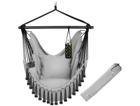 Silla colgante Malika, estilo bohemio, capacidad de carga 150kg TECTAKE