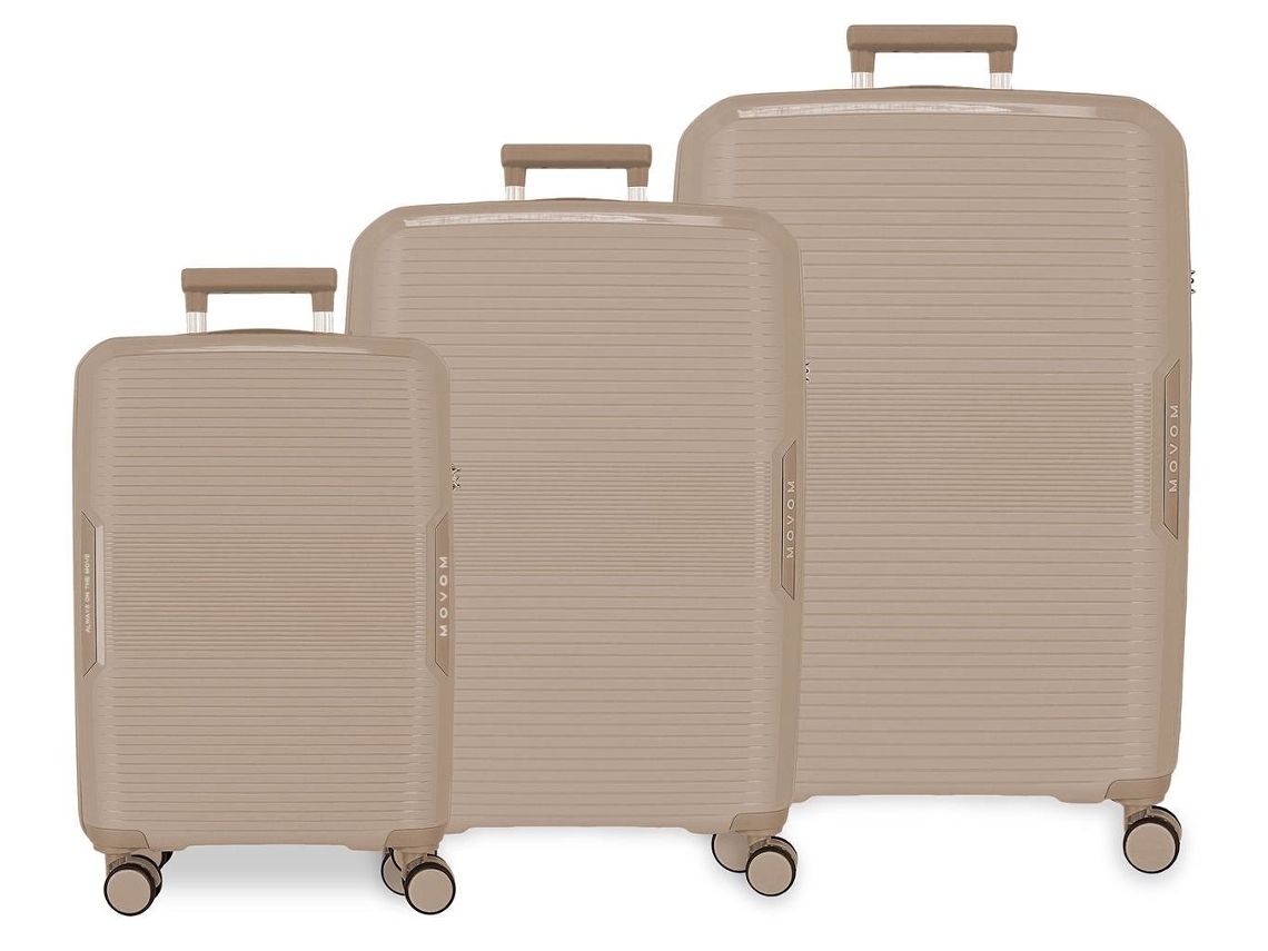 Juego de maletas MOVOM Inari Champagne (54x78x31cm 226l)