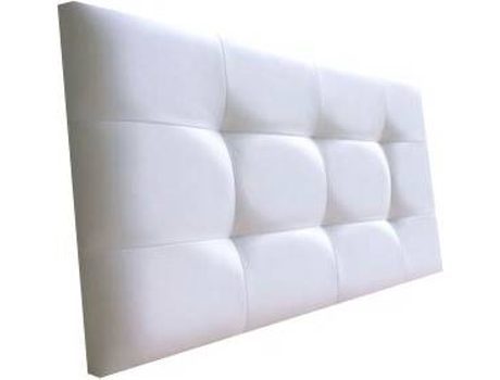 Cabecero DECORQUALITY Texas (Blanco - Polipiel - 105 x 70 cm)