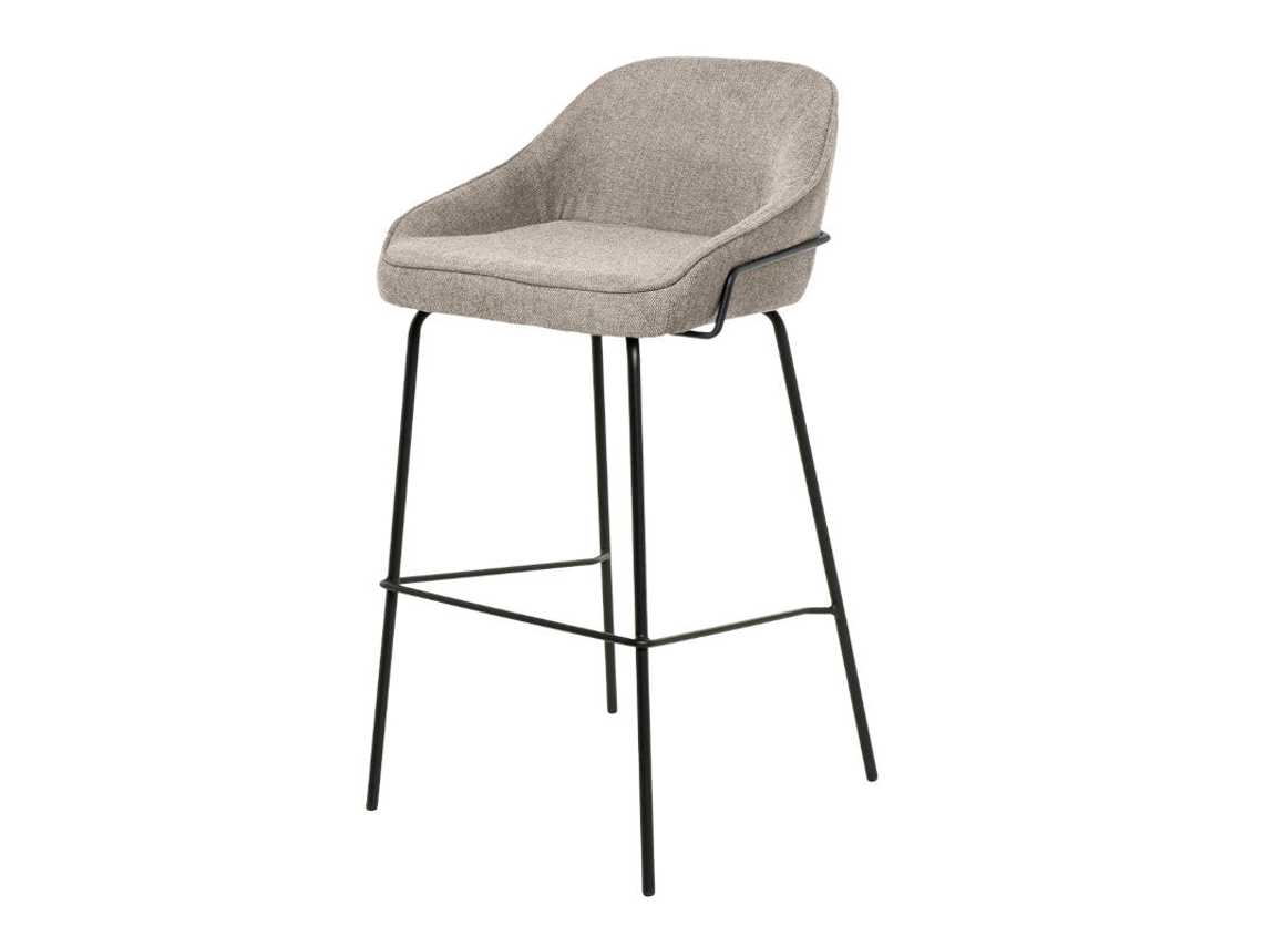 DUDECOR Taburete Alto Louis 76 Gris Pardusco