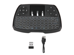 Teclado Mini Gamer Com Backlight E Touchpad, Teclado Keypad Com Retroiluminação, Acessórios De Jogo Preto