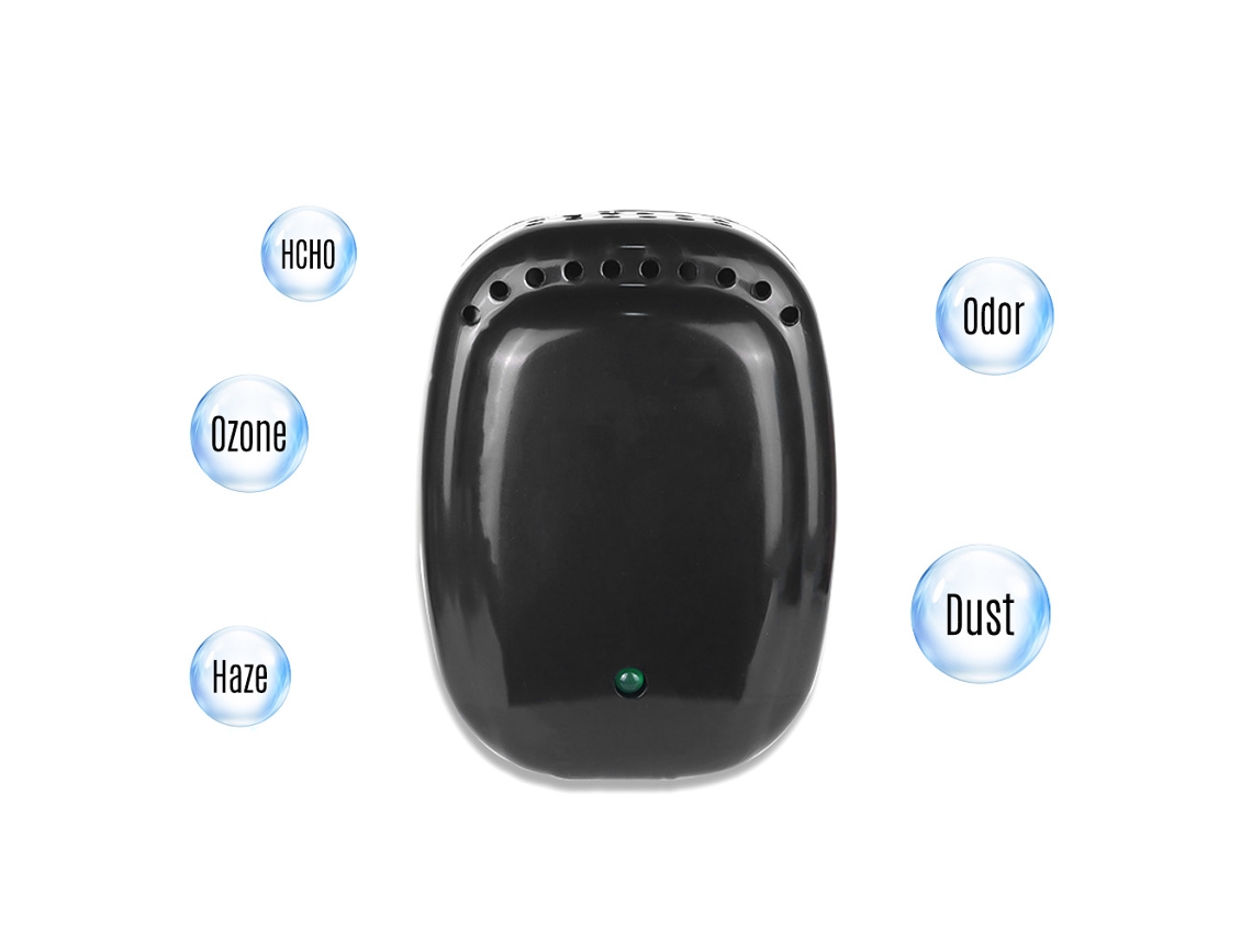 Generador De Ozono Portátil De 5 Mg/h, Purificador De Aire Y Desodorizante Para El Hogar, El Baño Y La Cocina.