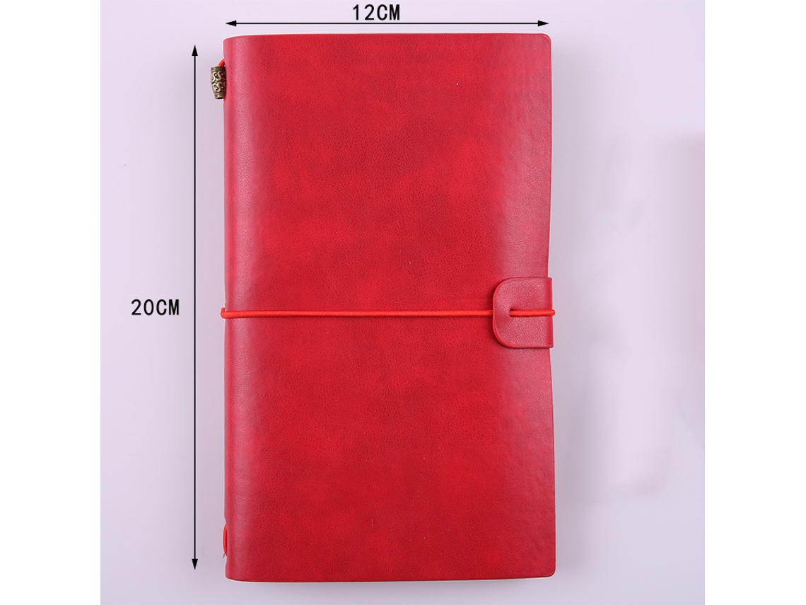 Cuaderno/diario de viaje retro largo y creativo Mdug (a,a6)