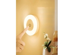 (luz Cálida) Luz Nocturna Led Táctil Recargable Por Usb