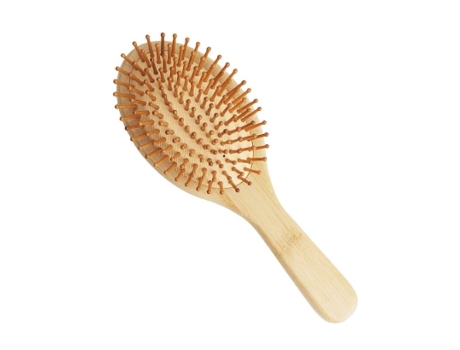 Cepillo de pelo con airbag, cepillo de pelo de madera de bambú Natural, peine con cojín de aire para el cuidado del cuero cabelludo de BISBISOUS