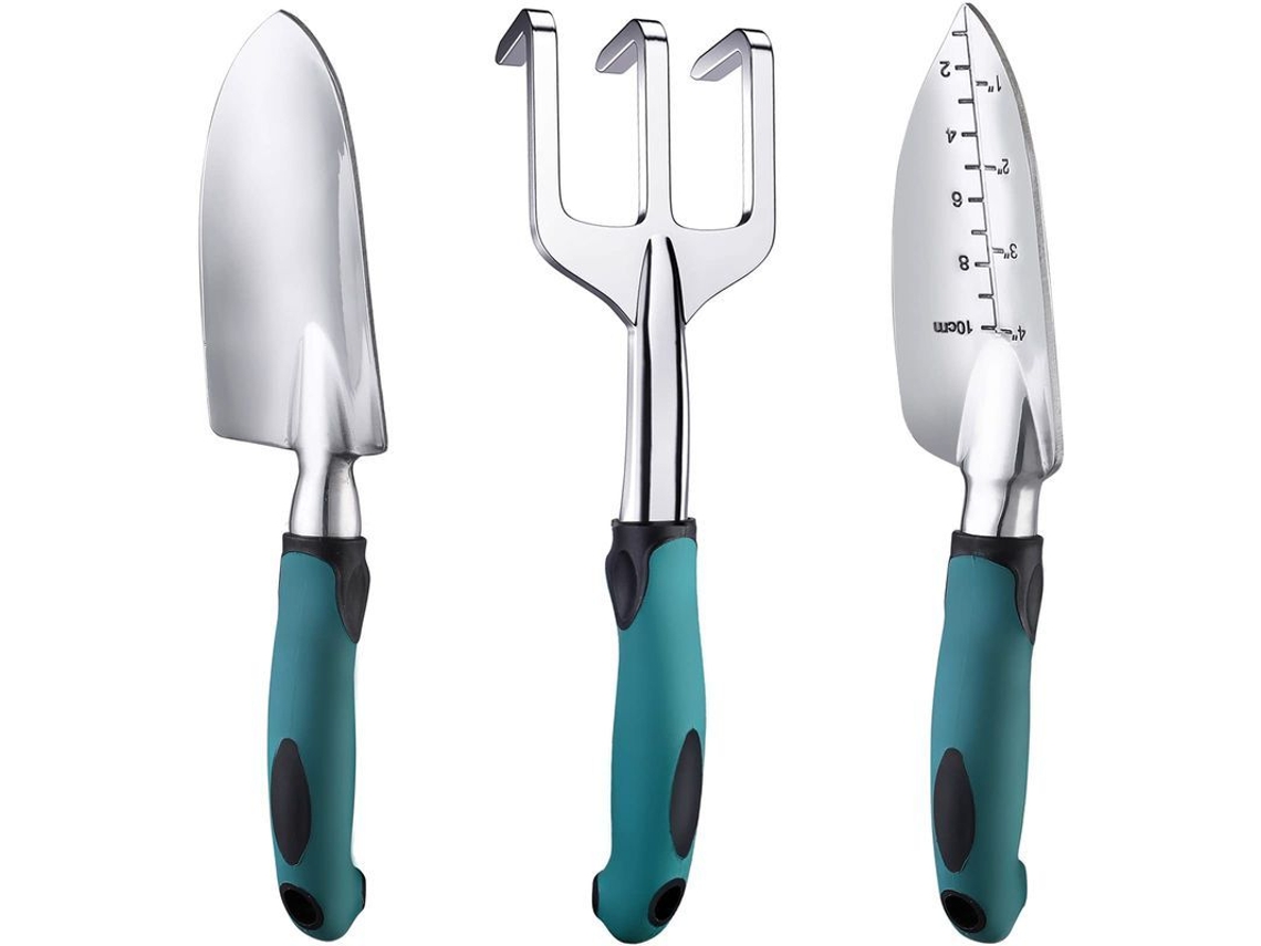 2026-herramientas De Jardinería Resistentes De Aluminio Con Mango Antideslizante, Set De 3 Syg