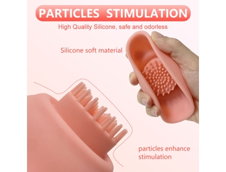 Estimulador de succión de pezón con control remoto inalámbrico con 10 modos para mujeres (rosa) VEANXIN